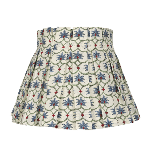 Image showing the Grove Linen Structured Box Pleat Lampshade product.