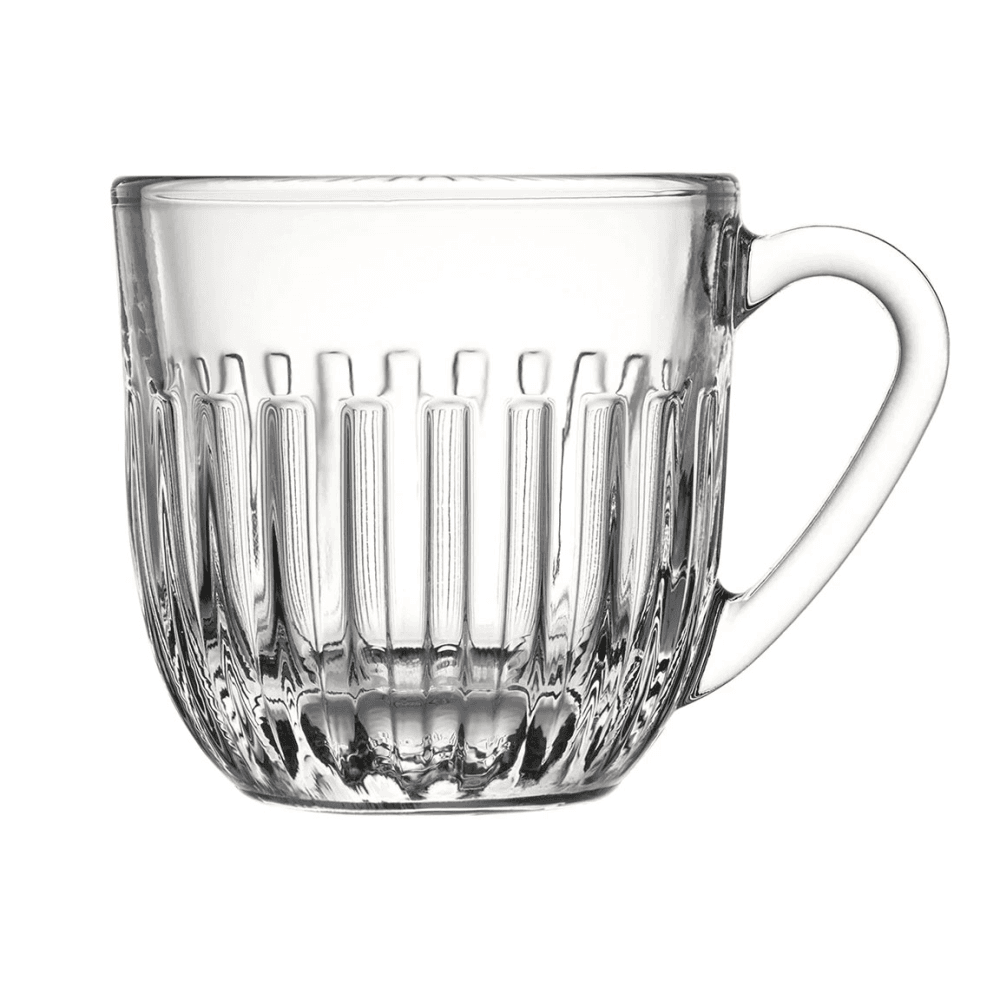 Ouessant Set of 6 Espresso Mugs, Clear