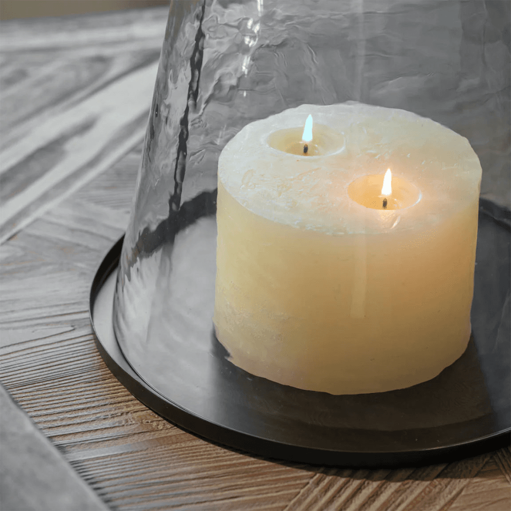 Winchcombe Glass Lantern, Black