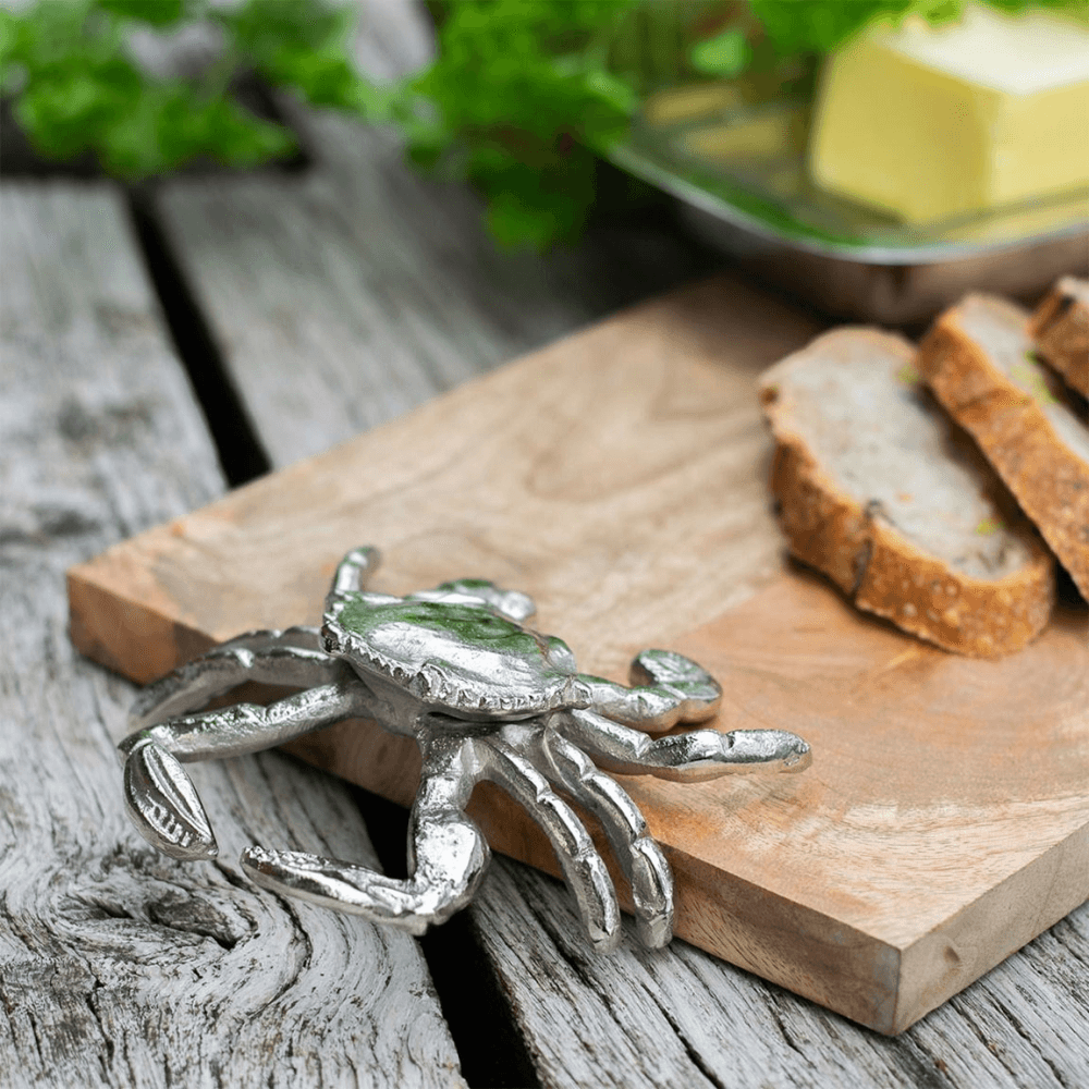 Seashore Serving Board with Crab Design
