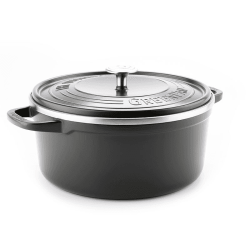 Image showing the Featherweights Non-Stick Casserole with Lid, 26cm, Black product.