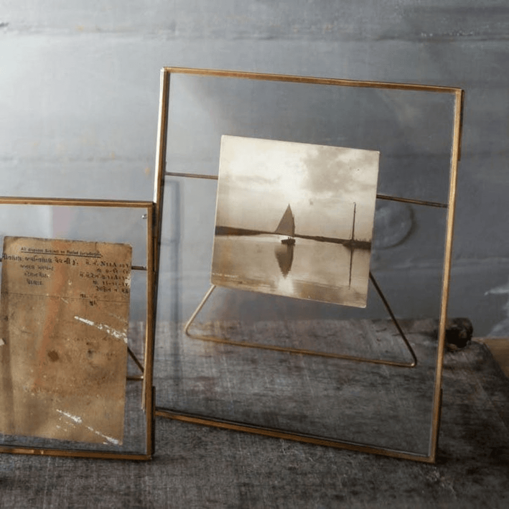 Danta Frame, 8 x 10", Antique Brass