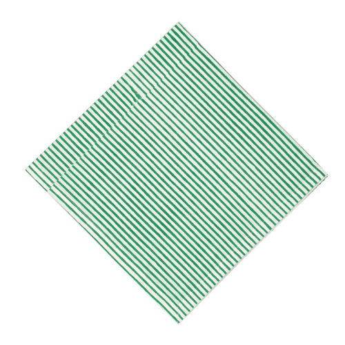 Image showing the Striped Napkins, 45 x 45cm, Emerald product.