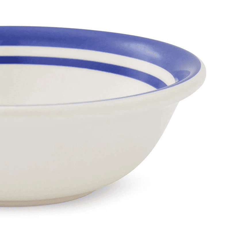 Potter's Stripe Set of 4 Bowls, Blue
