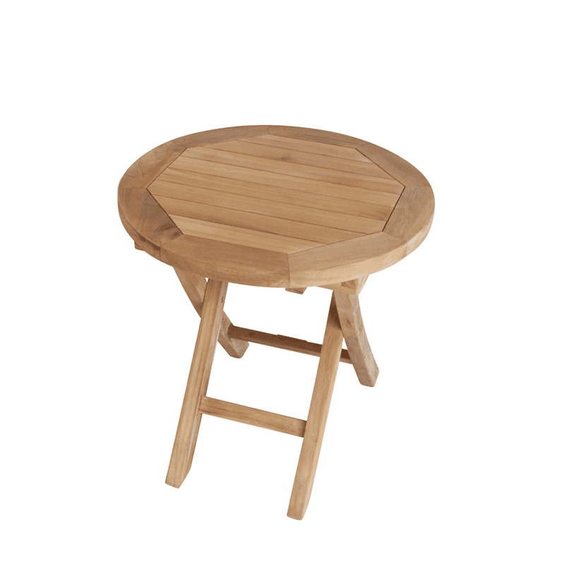 Lavender Round Coffee Table, D50cm, Teak