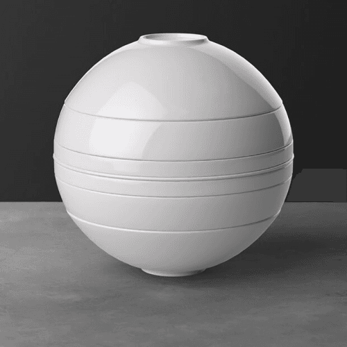 Image showing the Iconic La Boule Stacking 7 Piece Plate & Bowl Set product.