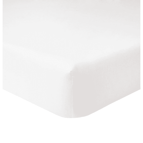Image showing the Triomphe 300TC Fitted Sheet, King, Blanc product.