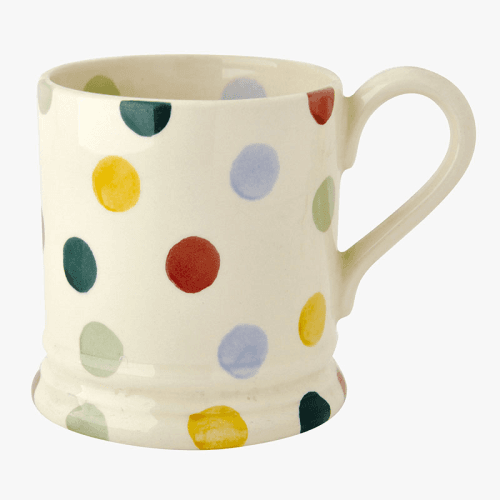 Image showing the Polka Dot Mug, 300ml, Cream product.