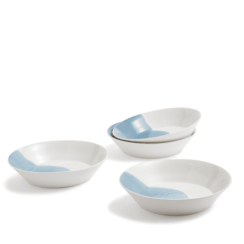 Image showing the Signature 1815 Set of 4 Pasta Bowls, D23cm, Blue product.