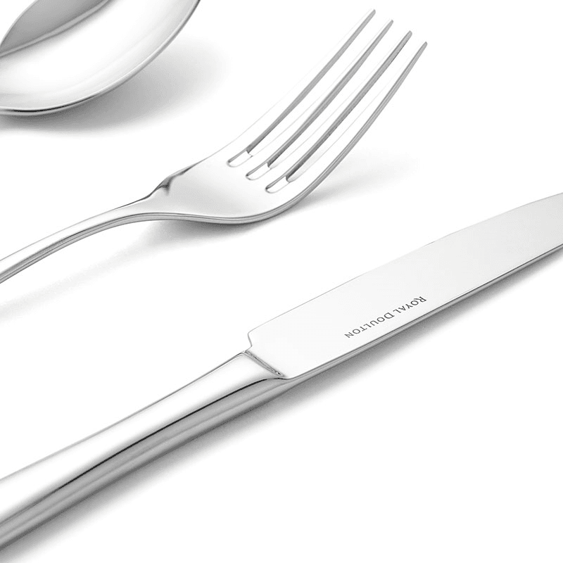 Royal Doulton Dinnerware Set, Silver