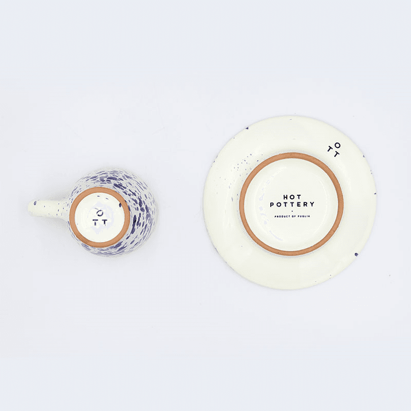 Splatter Espresso Cup & Saucer