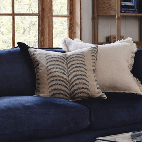 Image showing the Areca Cushion Cover, 56 x 56 cm, Seafoam product.