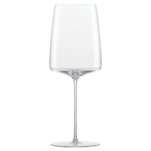 Image showing the Simplify Set of 2 Crystal Large Bordeaux Red Wine Glasses, 689ml, Clear product.