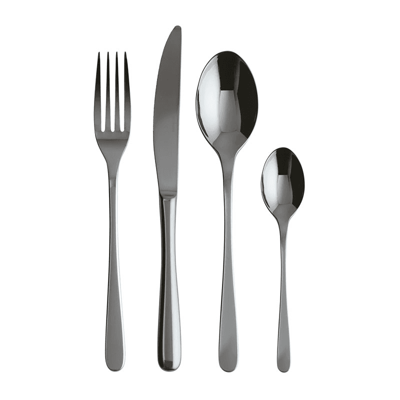Taste Taste 24 Piece Cutlery Set, Black