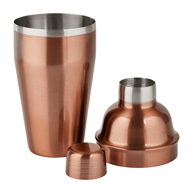 Cocktail Shaker, 500ml, Copper Finish