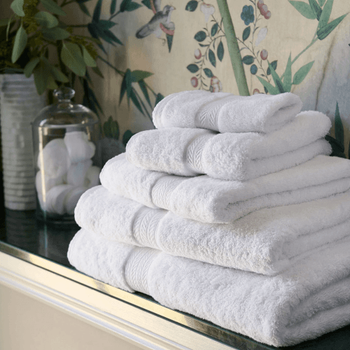 Image showing the Renaissance Hand Towel, White product.