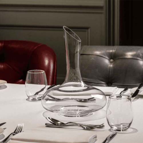 Image showing the Crystal Round Decanter, 1L, Clear product.