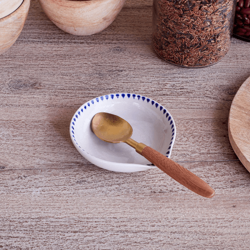 Image showing the Indigo Drop Spoon Rest product.