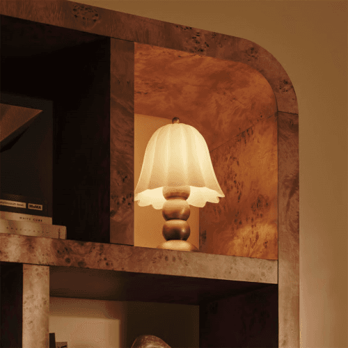 Image showing the Baylee Portable Lamp, White product.