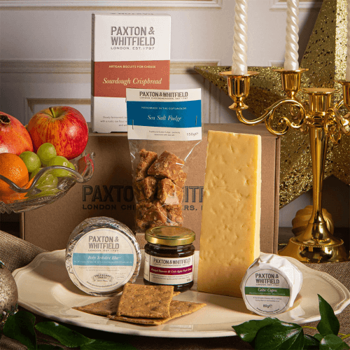 Image showing the Little Box of Treats Cheese Hamper product.