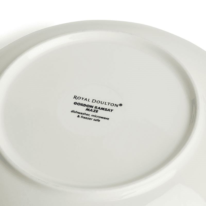Gordon Ramsay Maze Denim Line Set of 4 Pasta Bowls, White
