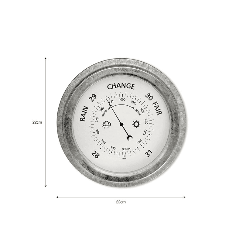St Ives Barometer, Silver