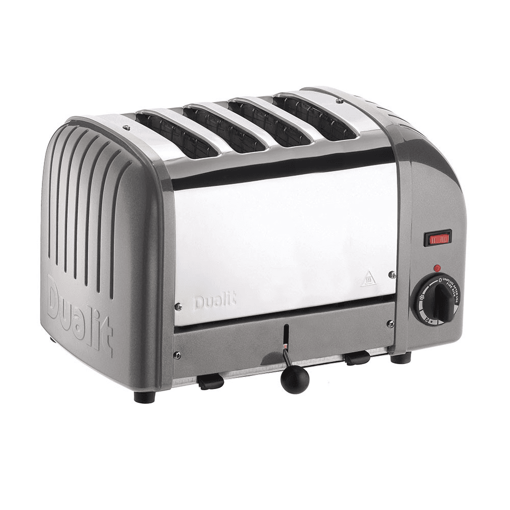 Classic Vario 4 slot toaster, Metallic Silver