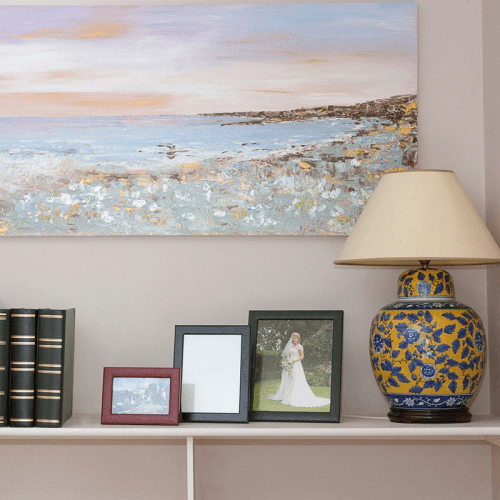 Image showing the Moroccan Unmounted Photo Frame, 8 x 10", Blue product.