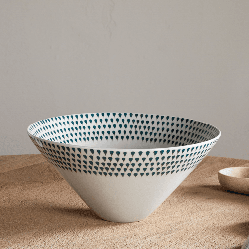 Image showing the Juniper Drop Serving Bowl, Green product.