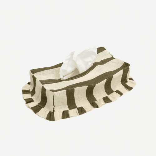 Image showing the Stripe Rectangle Tissue Box Cover product.