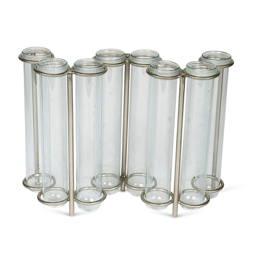 Image showing the W-Shape Test Tube Vase, Glass product.