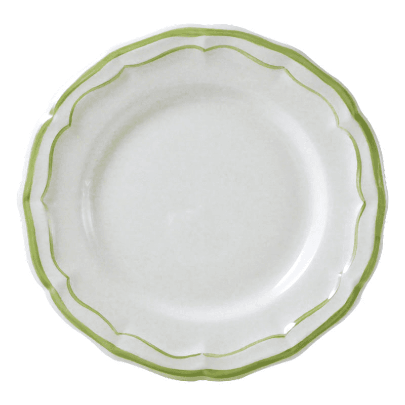 Gien- Filet Vert Dinner Plates, Set of 4, 26cm