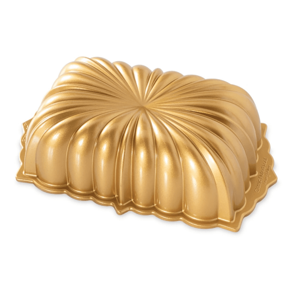 Premier Cast Classic Fluted Loaf Pan, Gold