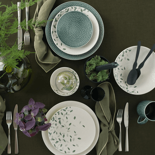 Image showing the Carve Green Small Plate, D17.5cm product.