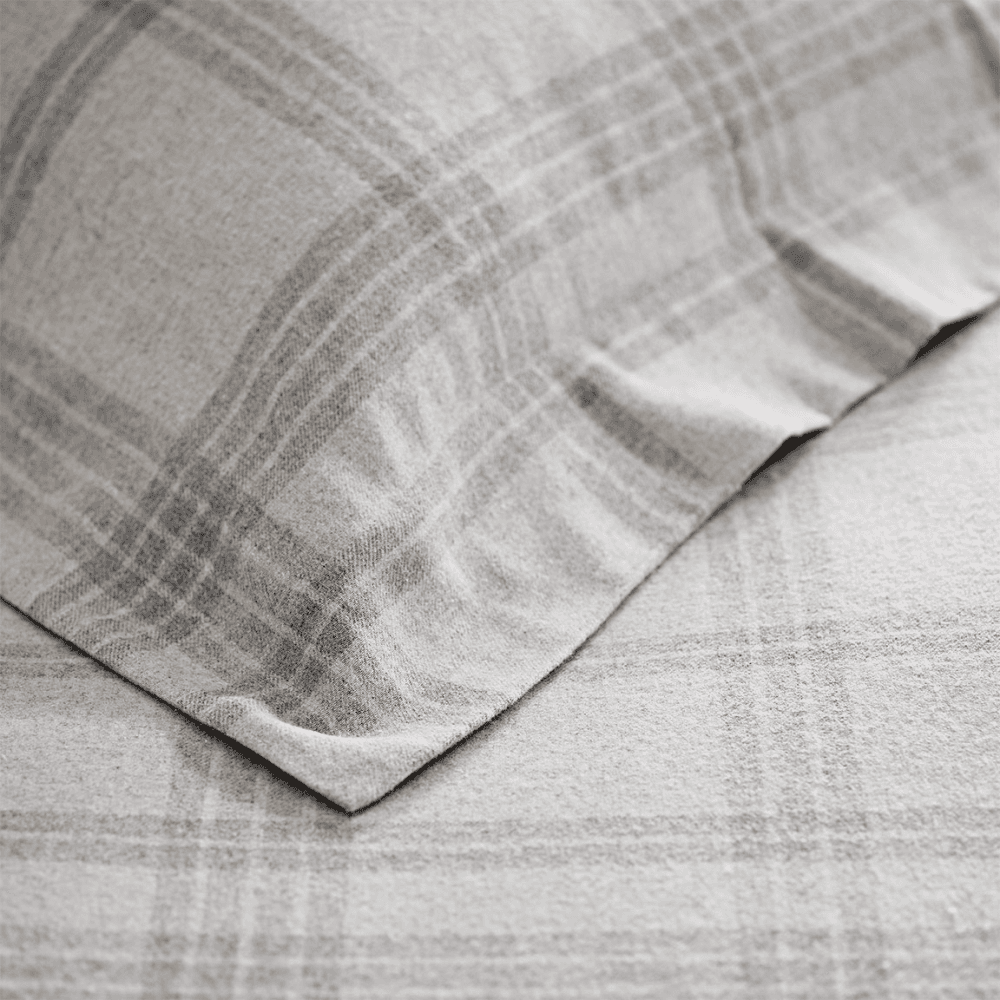 Arno Oxford Pillowcase, Grey