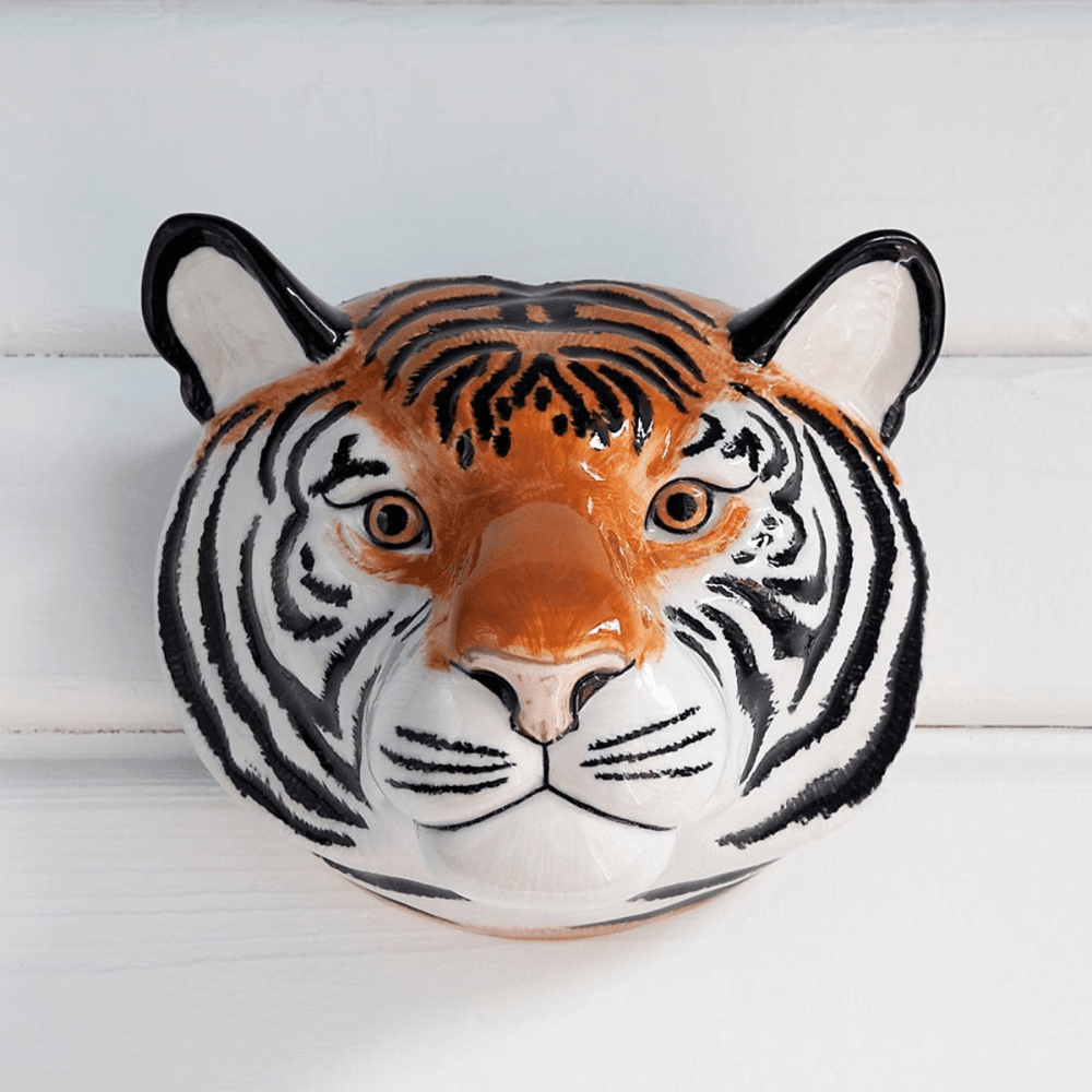 Tiger Wall Vase