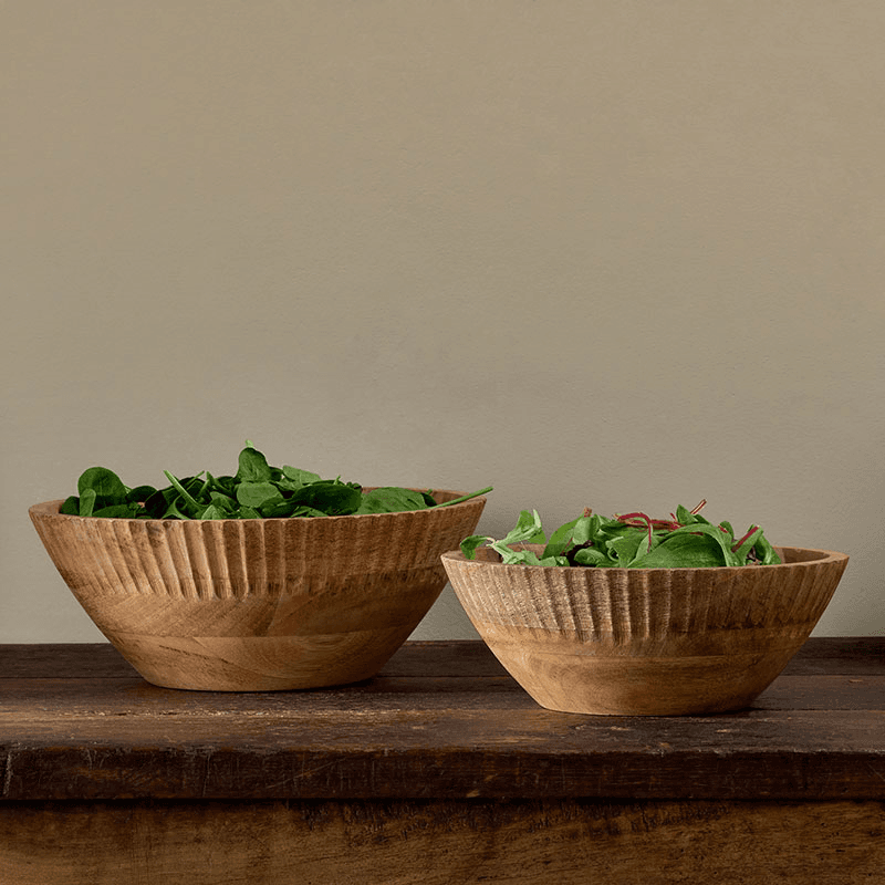 Gavivi Mango Wood Bowl, D30.5cm, Natual