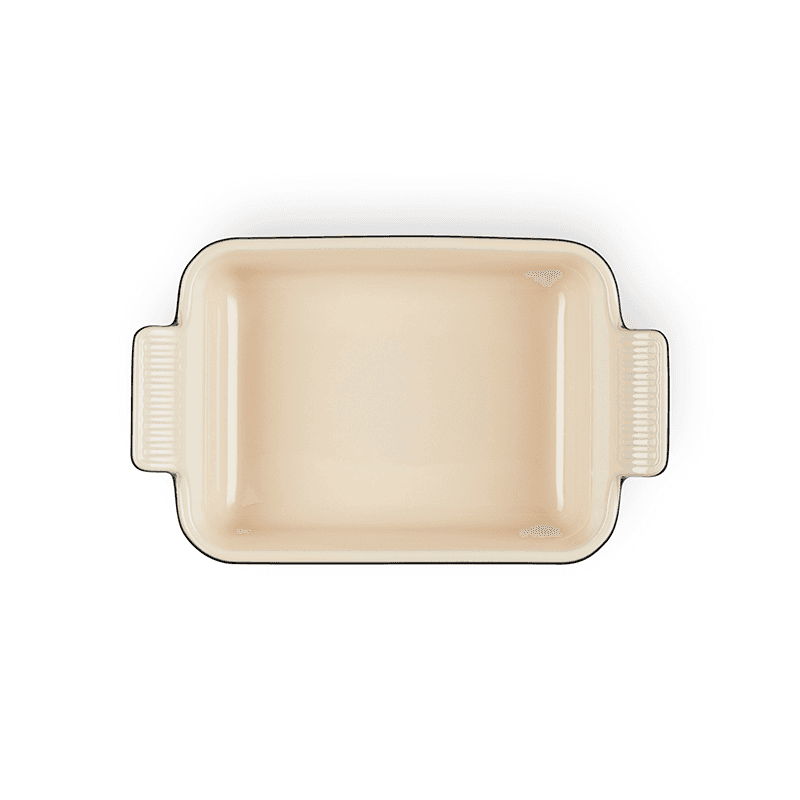 Stoneware Rectangular dish, 19 x 14cm - 1 litre, satin black