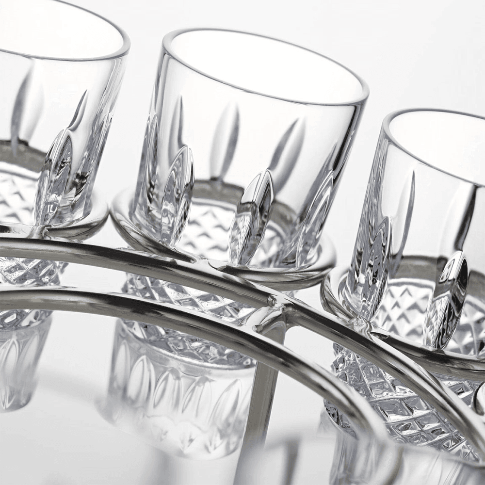 Mastercraft Irish Lace 13 Piece Vodka Centrepiece, Clear