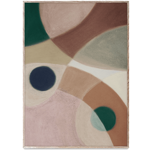 Image showing the Mood Framed Print, 50 x 70cm, Multi product.