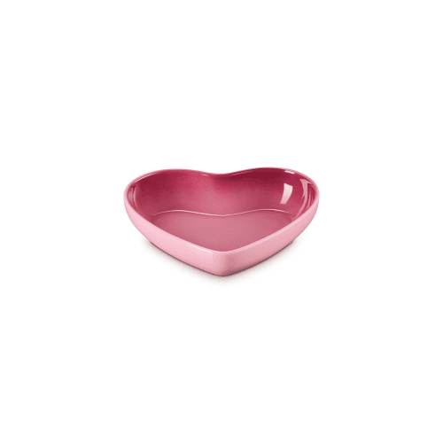 Image showing the Stoneware Le Creuset Stoneware Heart Bowl 20cm Rose Quartz, Rose Quartz product.