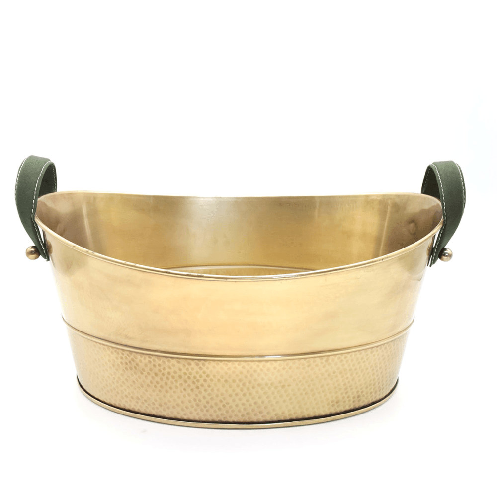 Champagne Bath, Antique Brass