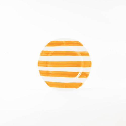 Image showing the Stripes Plate, D27cm, Orange product.