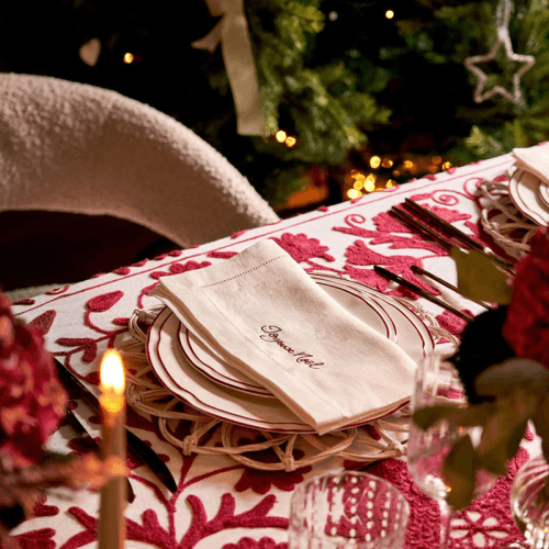 Image showing the Provence Set of 4 Starter Plates, D19.5cm, Burgundy product.
