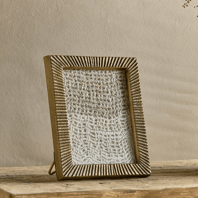 Ranoli Etched Photo Frame, 5 x 7", Antique Brass