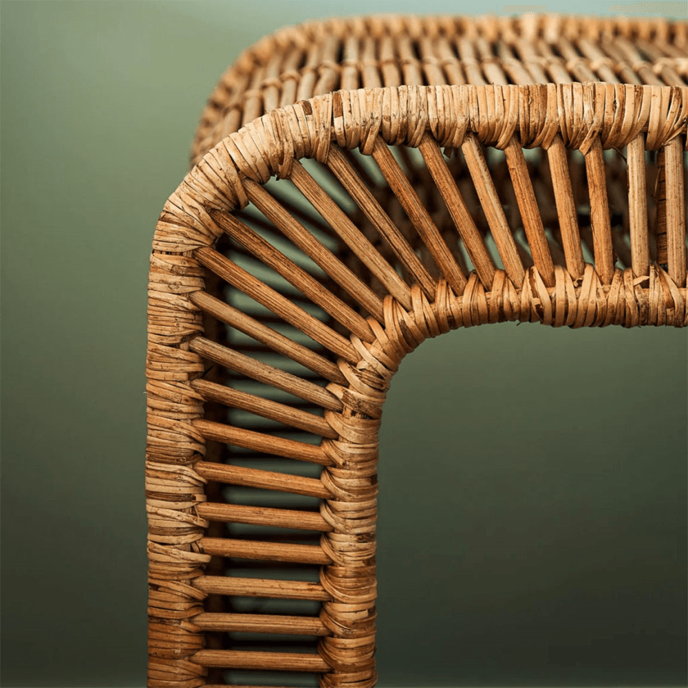 Patti Rattan Side Table, Natural