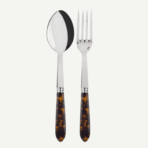 Image showing the Tortoise 2 Piece Serving Set, L26cm, Brown product.
