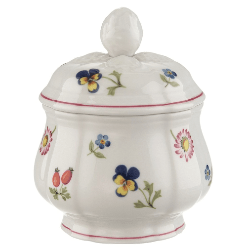 Image showing the Petite Fleur Covered Sugar Pot product.