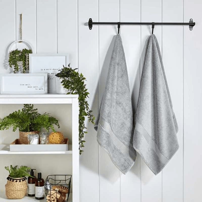 Supreme Hygro Jumbo Towel, Silver