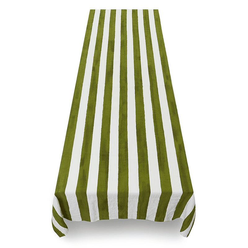 Stripe Linen Tablecloth